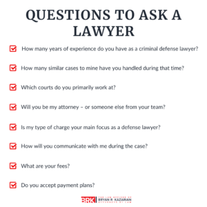 What questions should I ask a lawyer